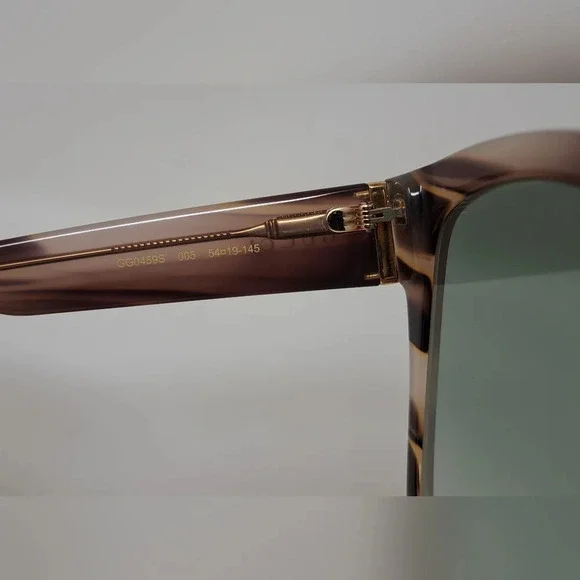 NWT Gucci Women's Sunglasses Marble Gray Square Full Rim GG0459S 005 54-19-145 - Picture 13 of 16